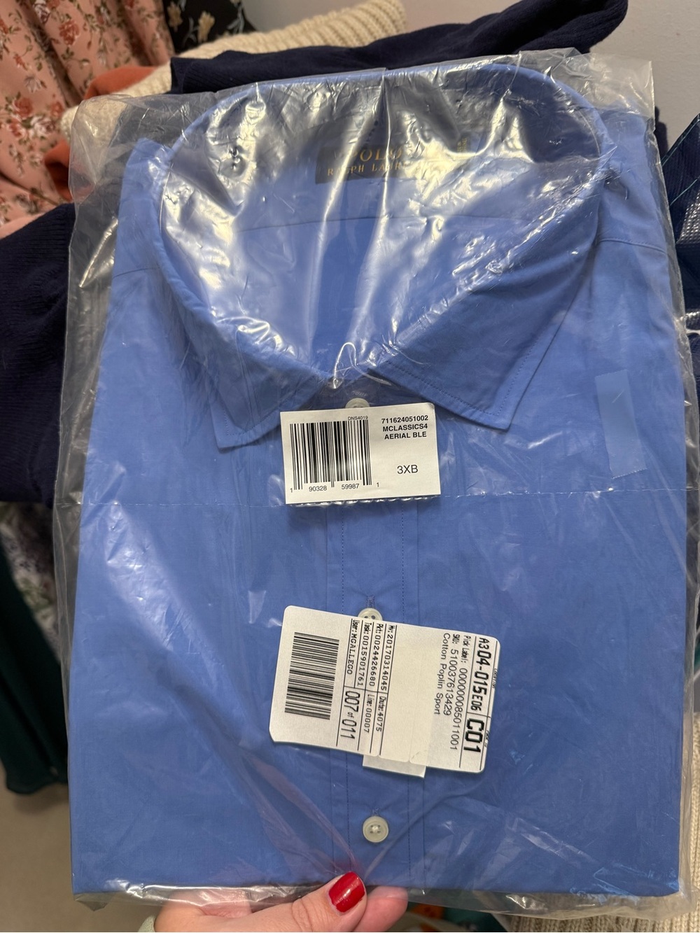 Polo Ralph Lauren NWT blue dress shirt